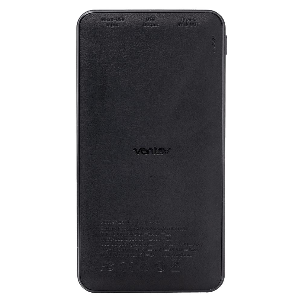 Ventev Portable Battery 5,000 mAh Gray