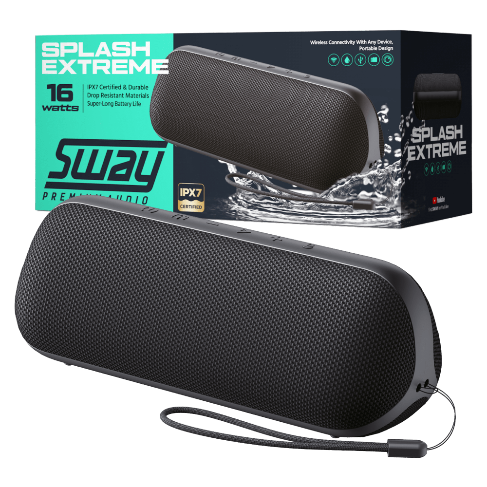 Sway Splash Extreme Waterproof Bluetooth Speaker