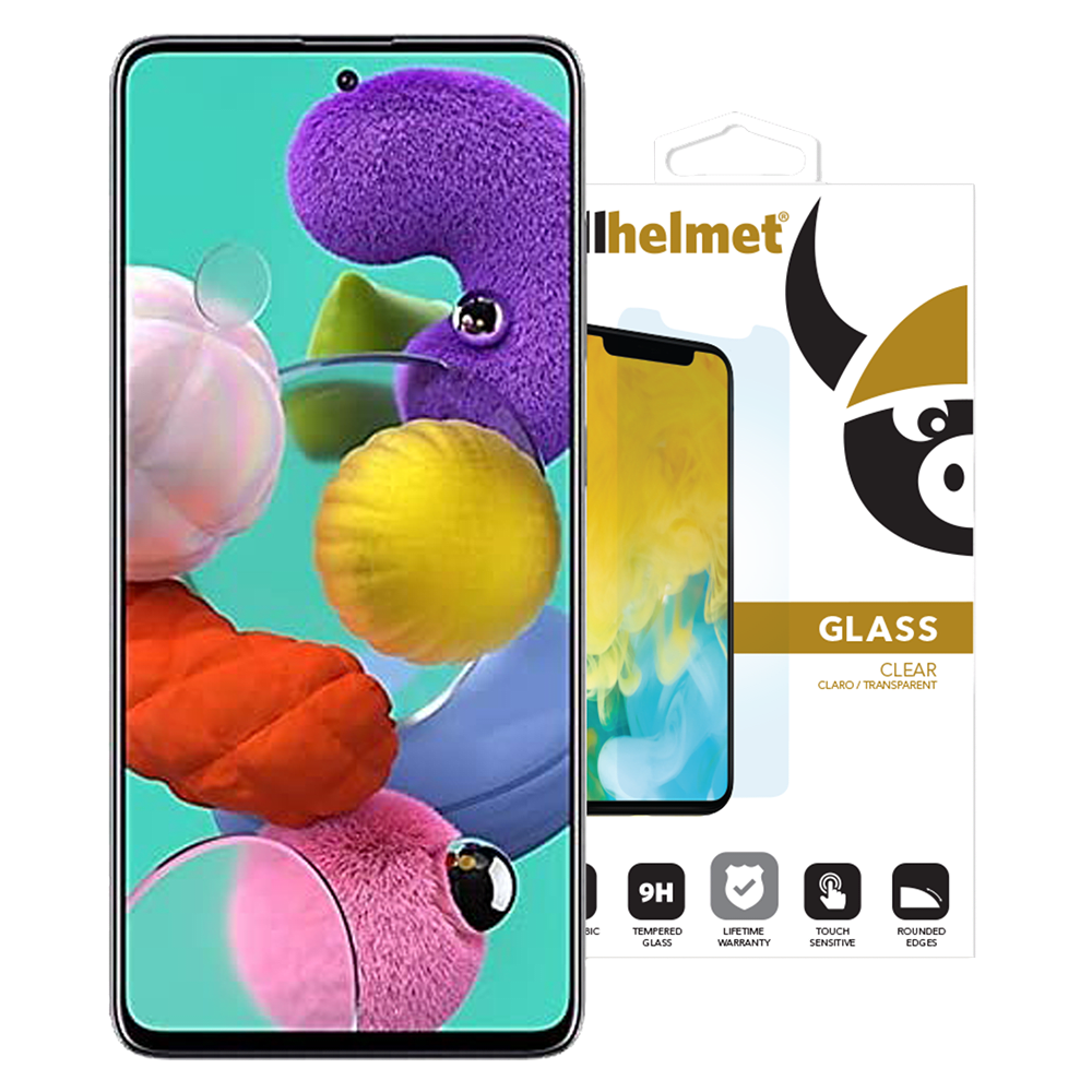 cellhelmet Tempered Glass Screen Protector for Samsung Galaxy A51 / A51 5G Clear