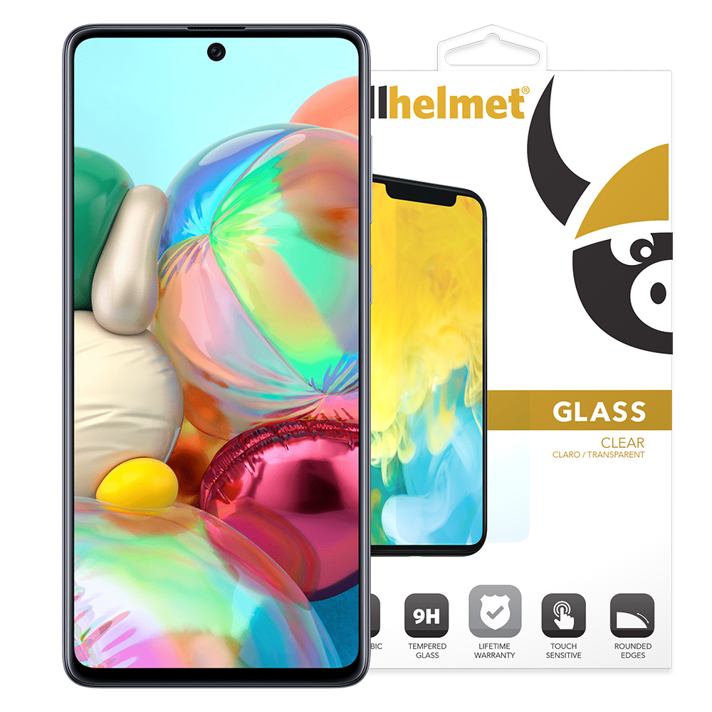 cellhelmet Tempered Glass Screen Protector for Samsung Galaxy A71 5G Clear