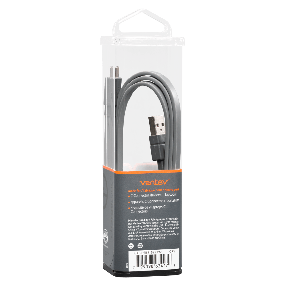 Ventev chargesync USB A to USB C 2.0 Cable 3.3ft