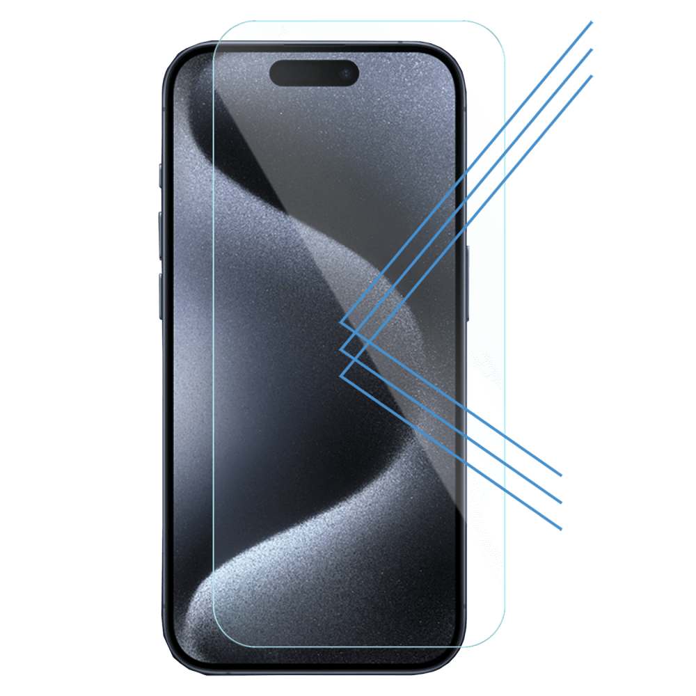 Gadget Guard Antimicrobial Blue Light Screen Protector for Apple iPhone 15 Pro