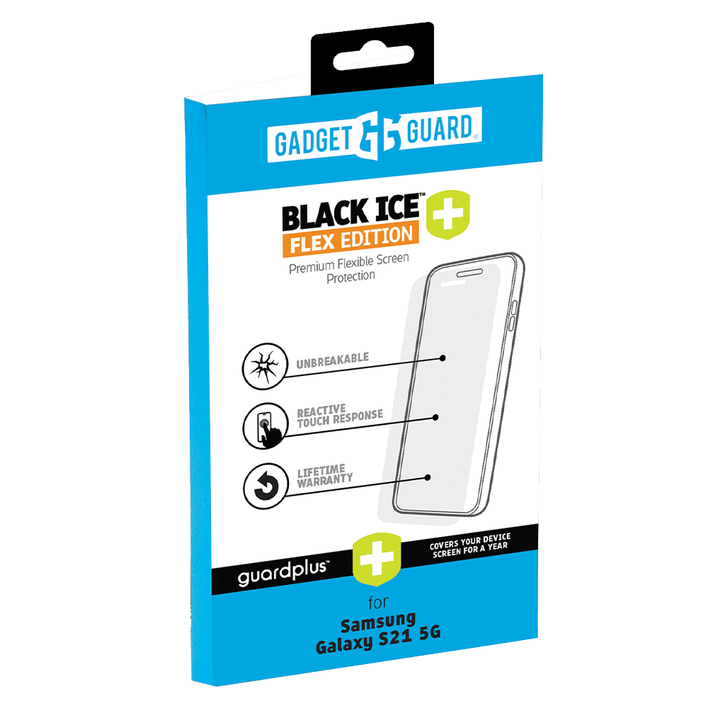 Gadget Guard Flex Plus Screen Protector for Samsung Galaxy S21 5G Clear
