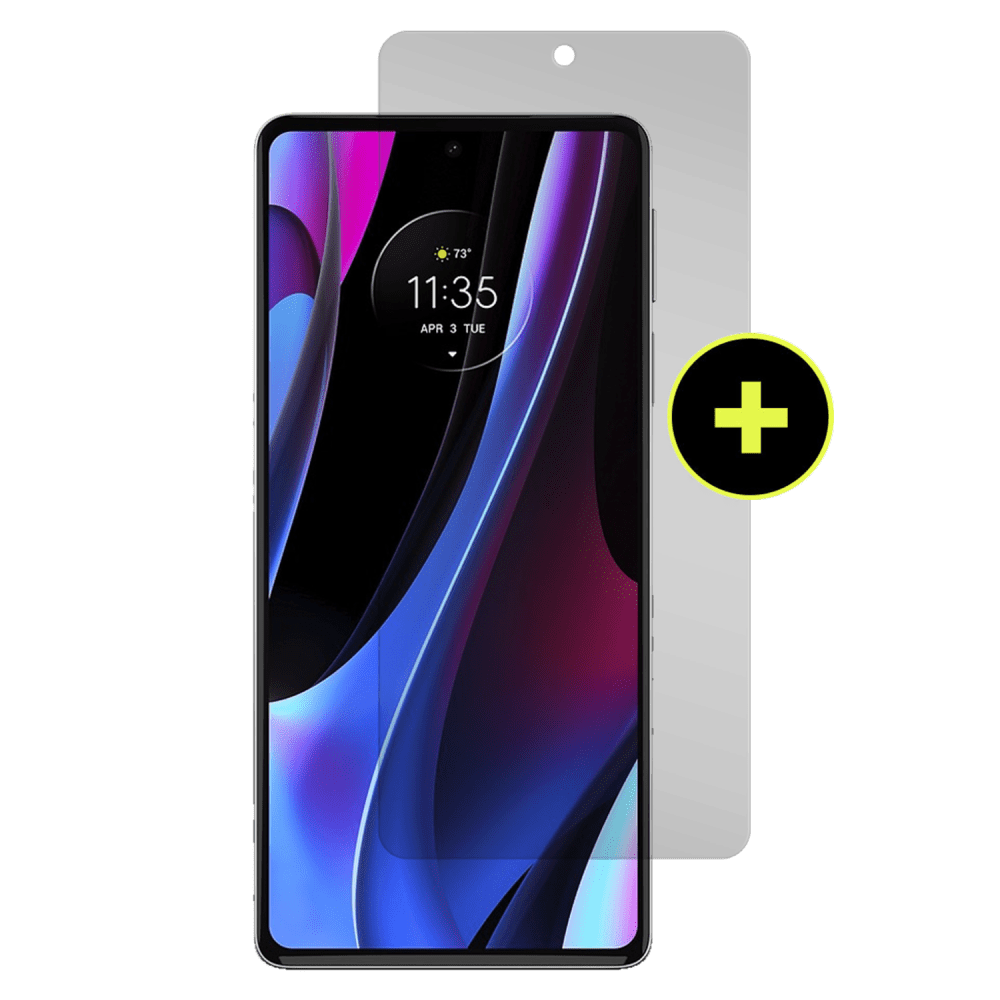 Gadget Guard Plus $150 Guarantee Glass Screen Protector for Motorola Moto Edge Plus (2022) Clear