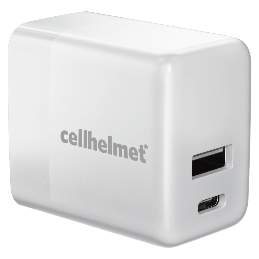 Cellhelmet USB A and USB C Dual Wall Charger 20W PD