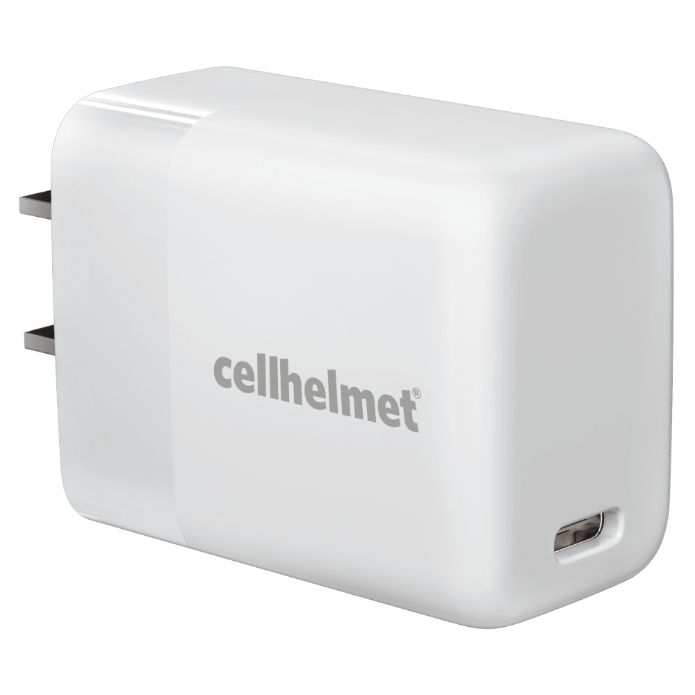 Cellhelmet Wall Charger 25W PD with USB C to USB C Cable White