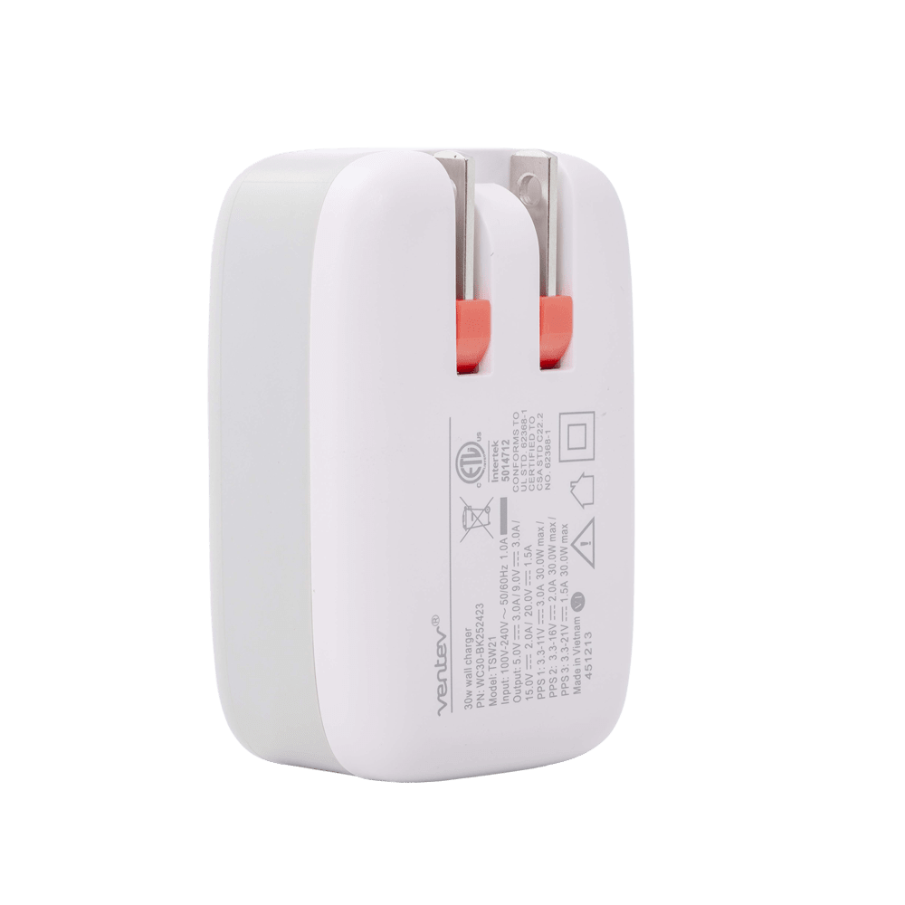 Ventev 20W PD USB C Wall Charger and USB C to USB C Cable 3.3ft