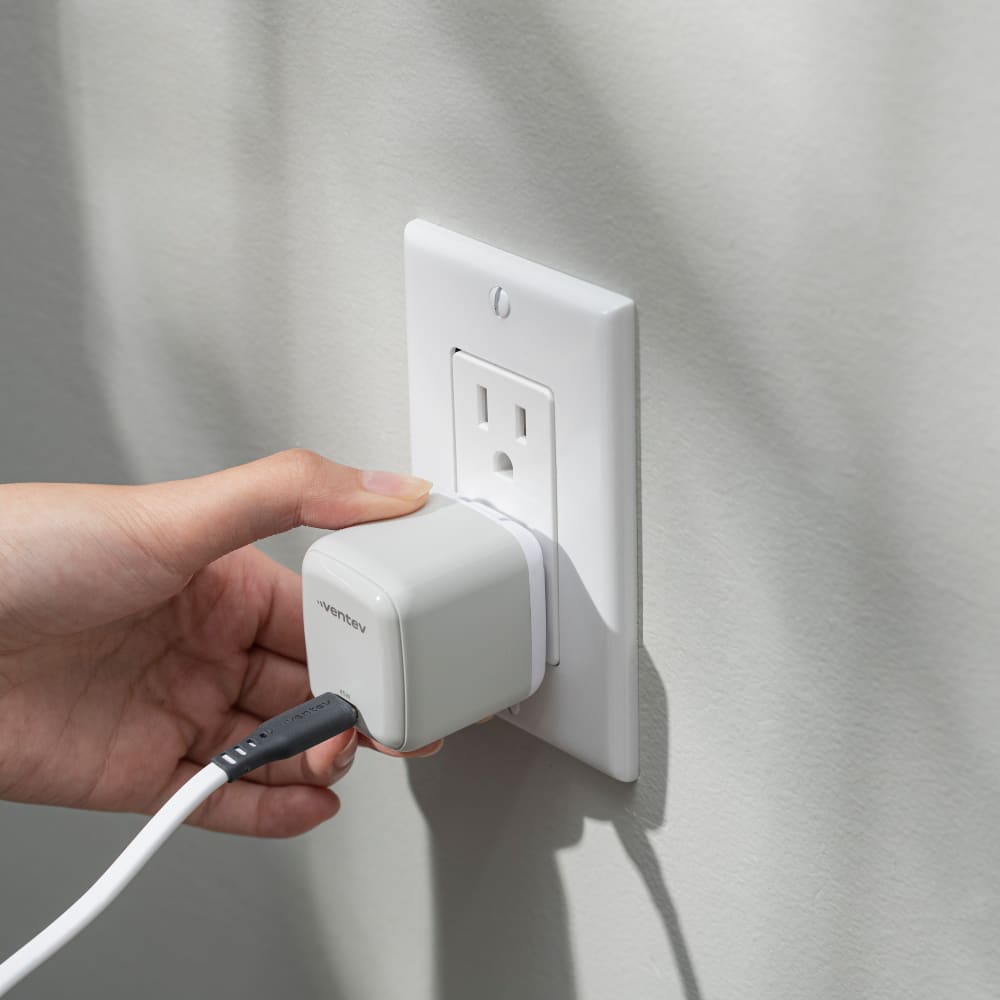 Ventev Ventev 45W USB-C GaN Mini Wall Charger w/ 5A USB-C to USB-C Cable