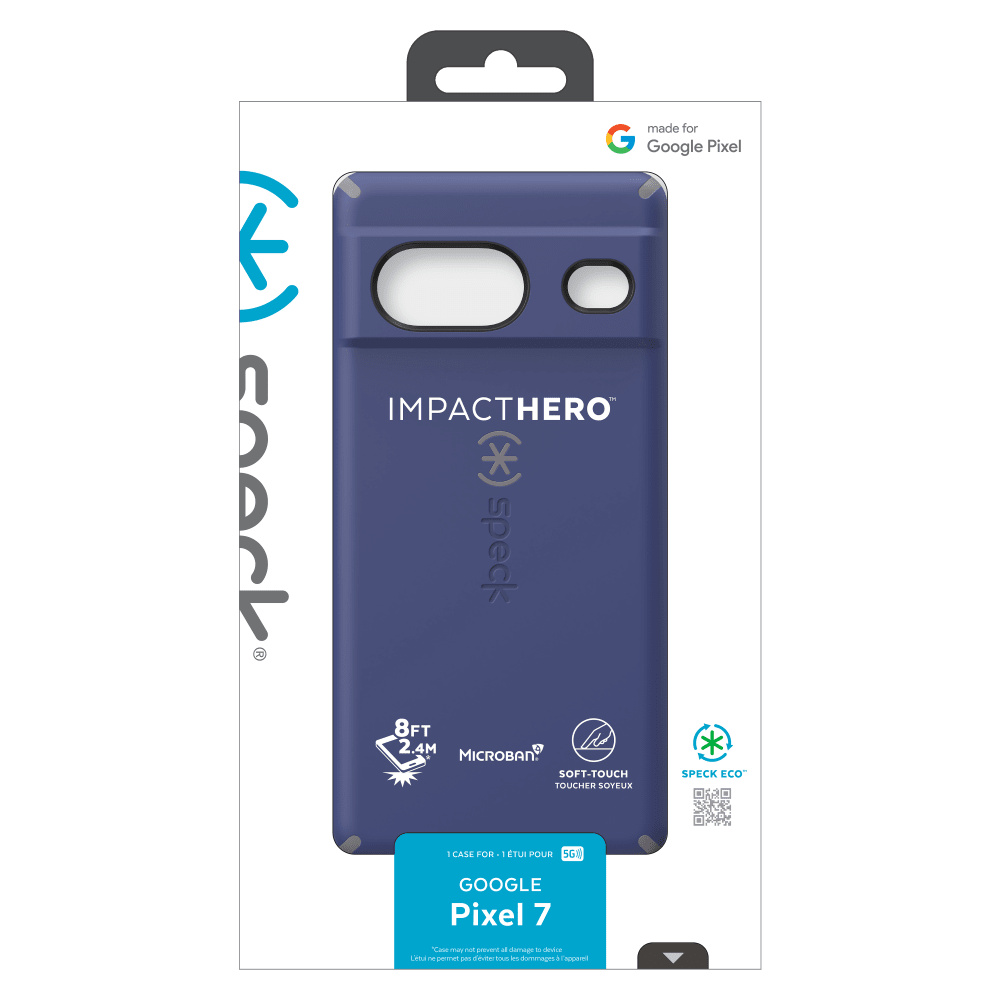 Speck Presidio Impact Hero Case for Google Pixel 7 Prussian Blue and Cloudy Grey