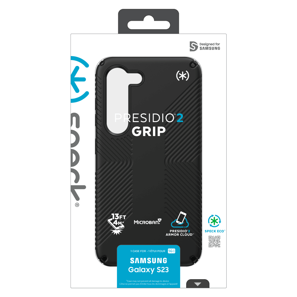 Speck Presidio2 Grip Case for Samsung Galaxy S23 Black