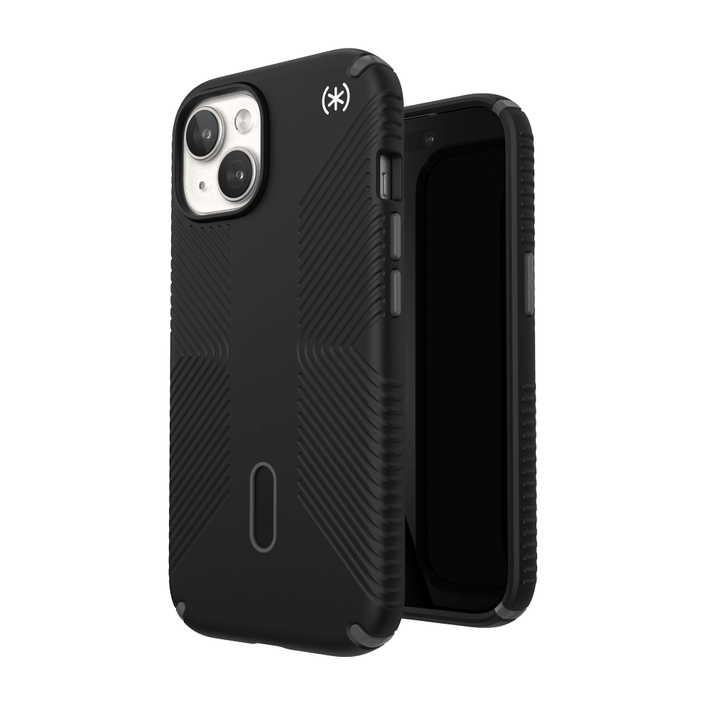 Speck Presidio2 Grip MagSafe Case for Apple iPhone 15 / iPhone 14 / iPhone 13 Black