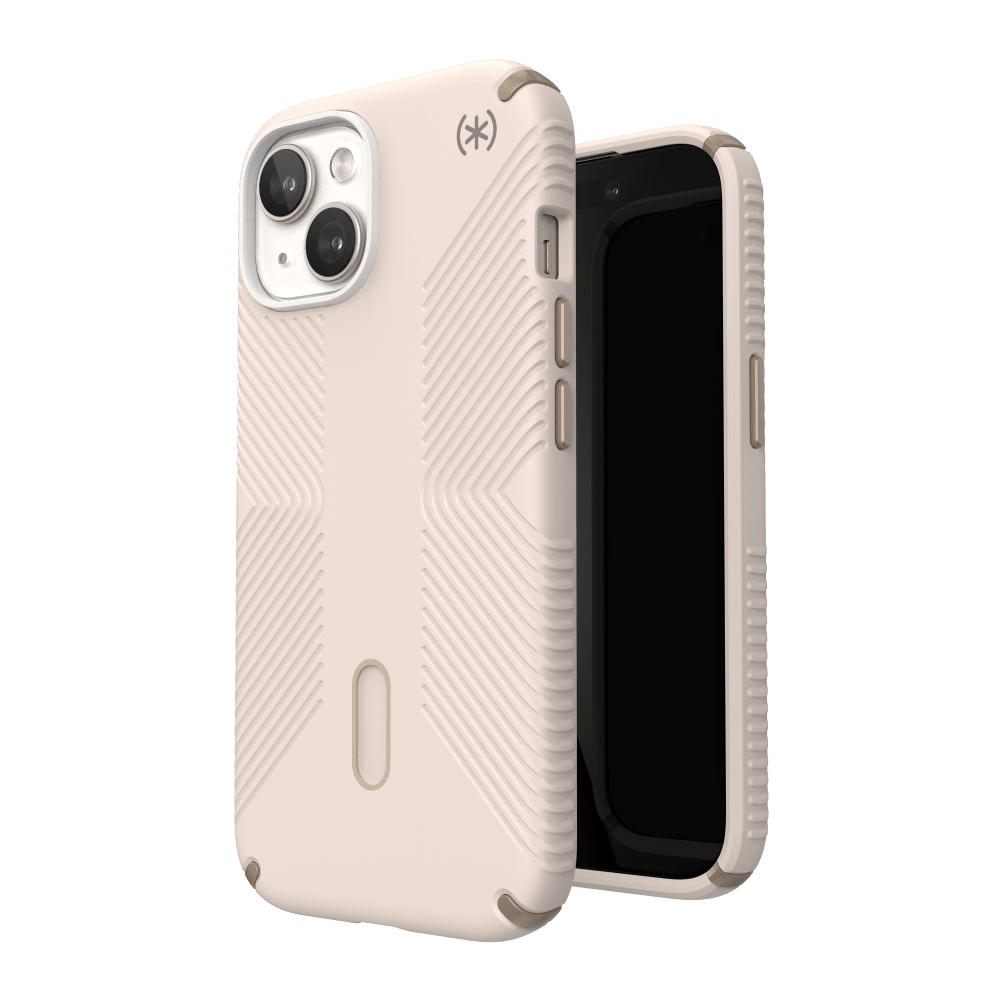 Speck Presidio2 Grip MagSafe Case for Apple iPhone 15 / iPhone 14 / iPhone 13 Bleached Bone