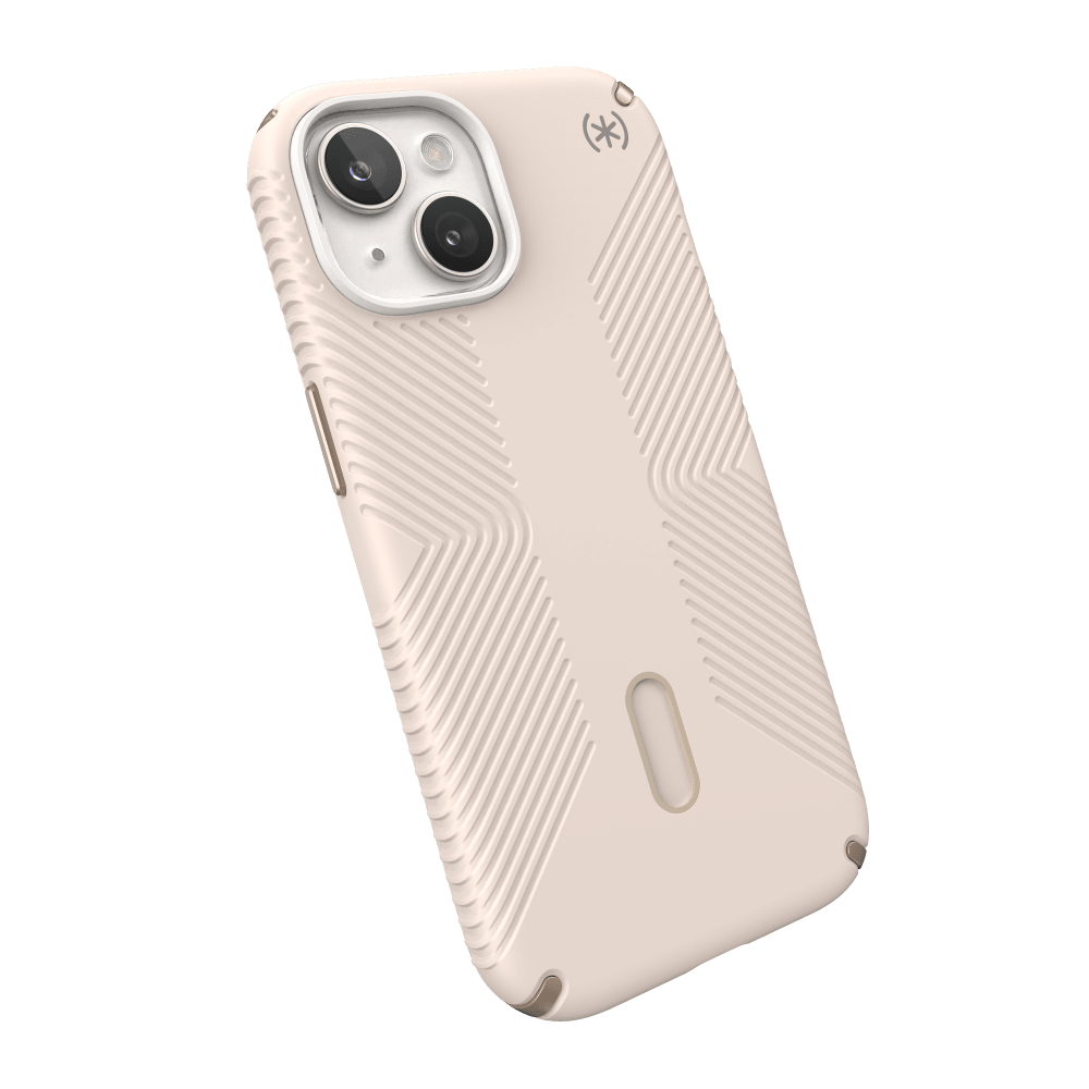 Speck Presidio2 Grip MagSafe Case for Apple iPhone 15 / iPhone 14 / iPhone 13 Bleached Bone