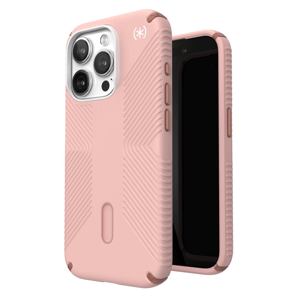 Speck Presidio2 Grip MagSafe Case for Apple iPhone 15 Pro Dahlia Pink