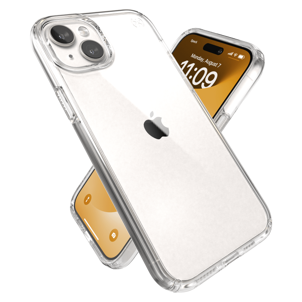 Speck Presidio Perfect Clear Case for Apple iPhone 15 Plus / iPhone 14 Plus Clear