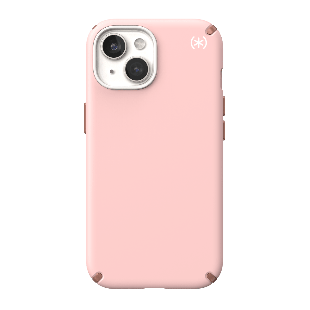Speck Presidio2 Pro Case for Apple iPhone 15 / iPhone 14 / iPhone 13 Dahlia Pink
