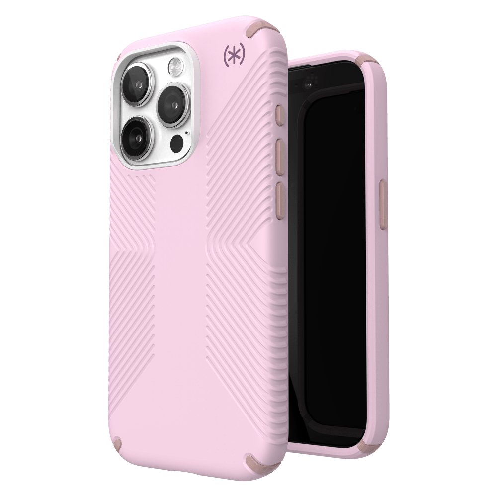 Speck Presidio2 Grip MagSafe Case for Apple iPhone 15 Pro Soft Lilac