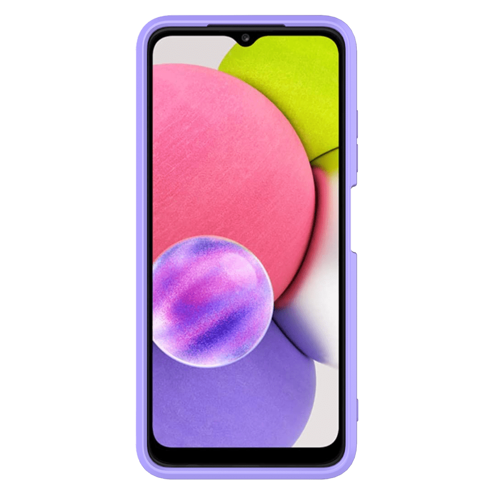 AMPD Classic Slim Dual Layer Case for Samsung Galaxy A03s Purple