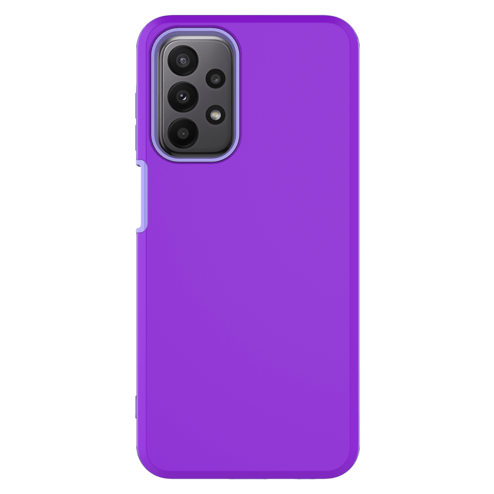 AMPD Classic Slim Dual Layer Case for Samsung Galaxy A23 / A23 5G Purple