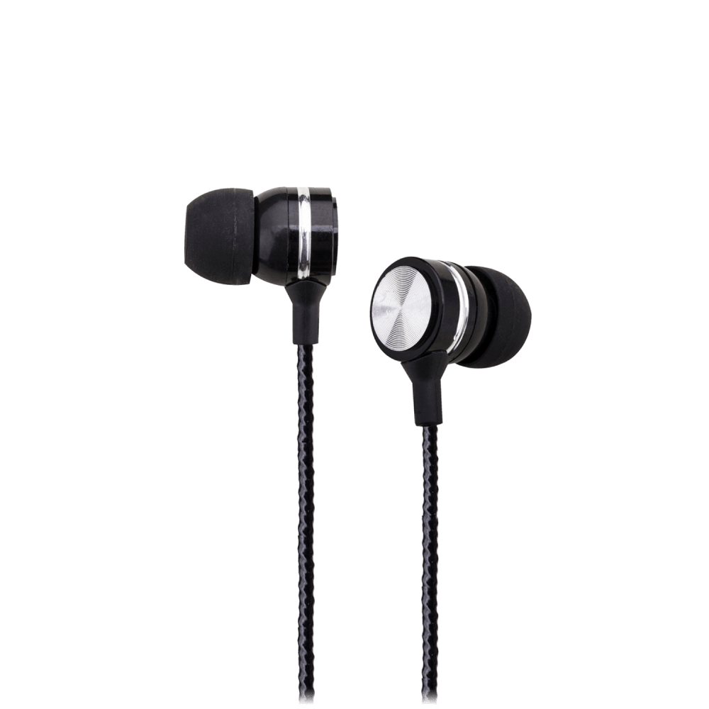 AMPD Element Plus 3.5mm In Ear Wired Headphones Black