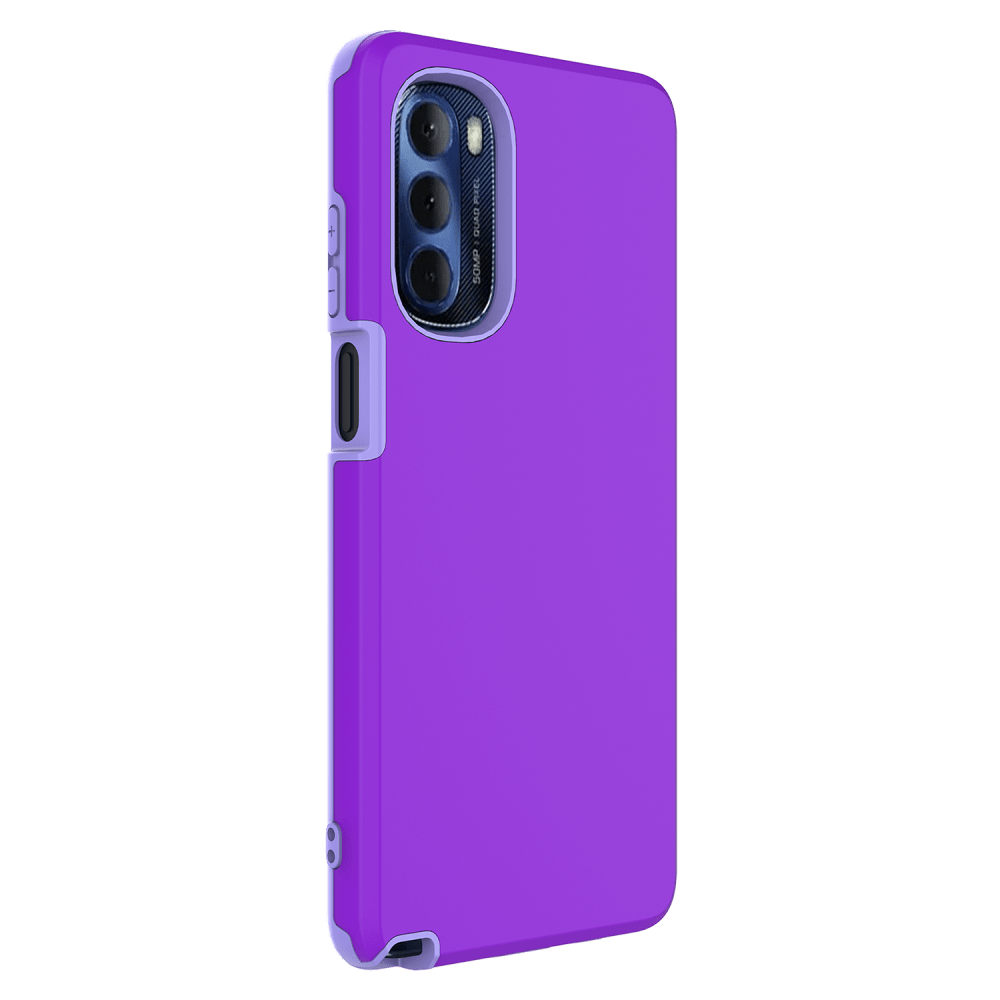 AMPD Classic Slim Dual Layer Case for Motorola Moto G Stylus (2022) / Moto G Stylus 5G (2022) Purple