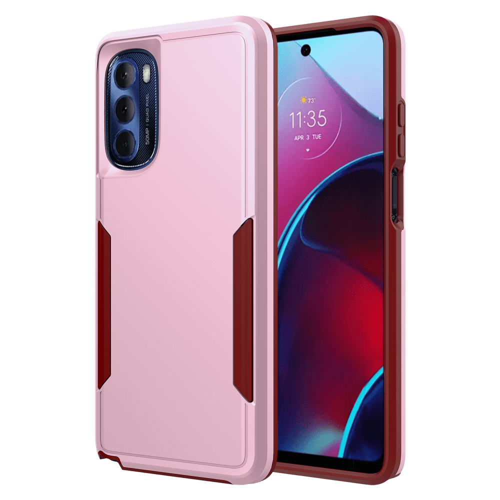 AMPD Military Drop Case for Motorola Moto G Stylus (2022) / Moto G Stylus 5G (2022) Pink