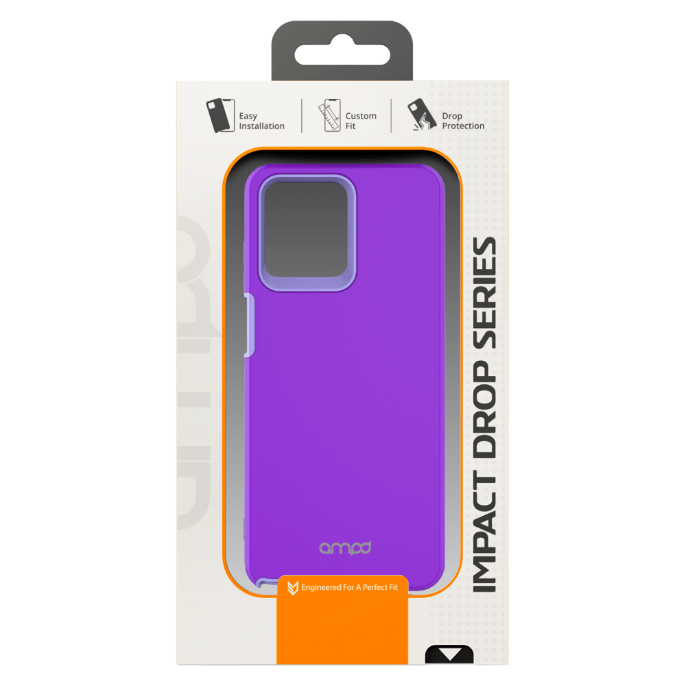AMPD Classic Slim Dual Layer Case for Motorola Moto G Stylus 5G (2023) / Moto G Stylus (2023) Purple