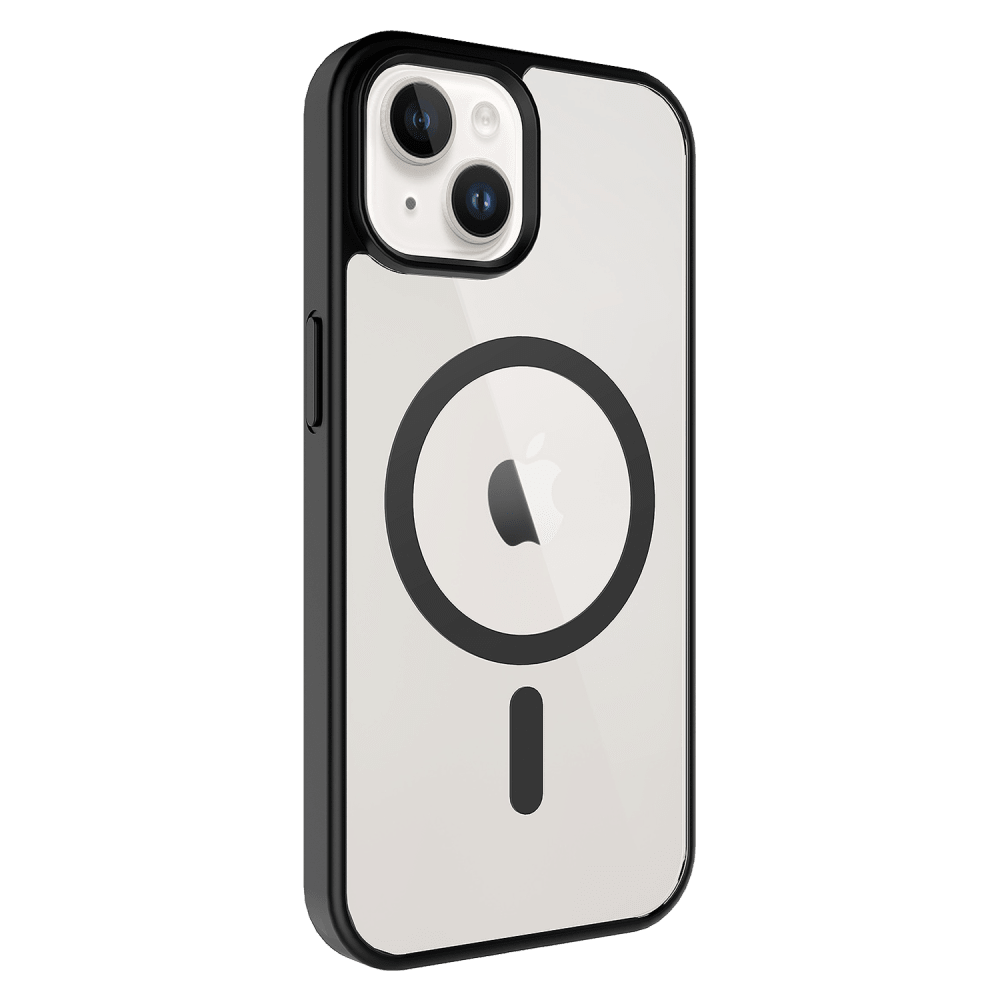AMPD TPU / Acrylic Crystal Clear MagSafe Case for Apple iPhone 15 Black