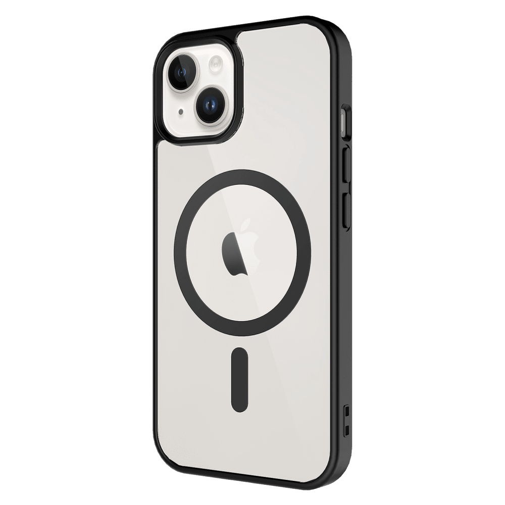 AMPD TPU / Acrylic Crystal Clear MagSafe Case for Apple iPhone 15 Black