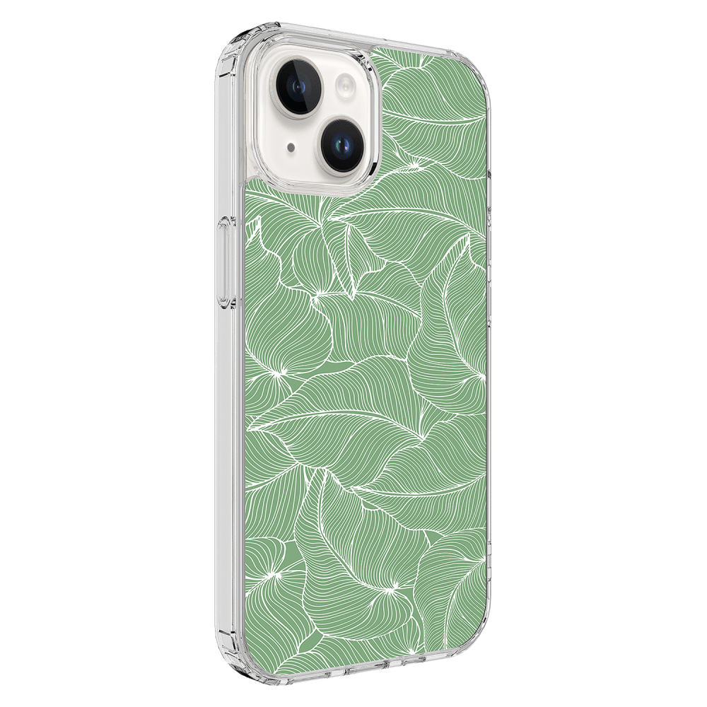 AMPD TPU / Acrylic HD Print MagSafe Case for Apple iPhone 15 Palm