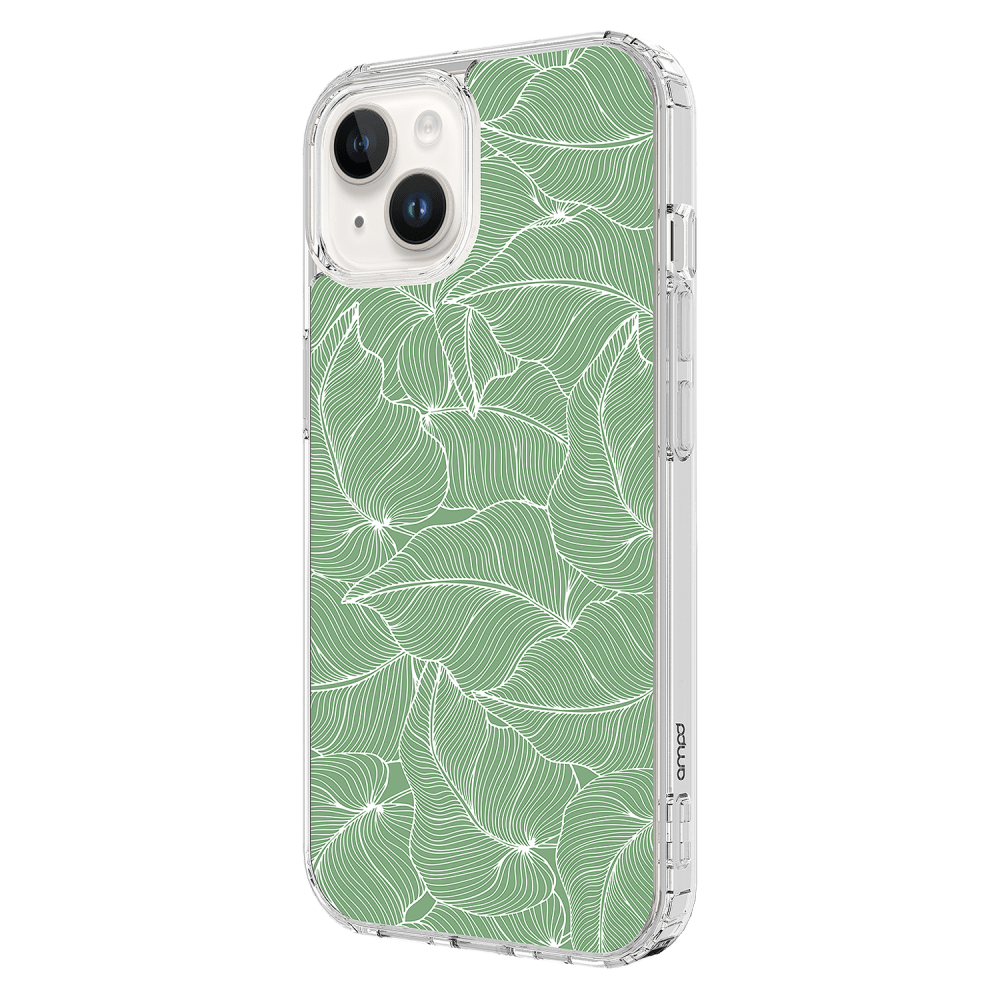 AMPD TPU / Acrylic HD Print MagSafe Case for Apple iPhone 15 Palm