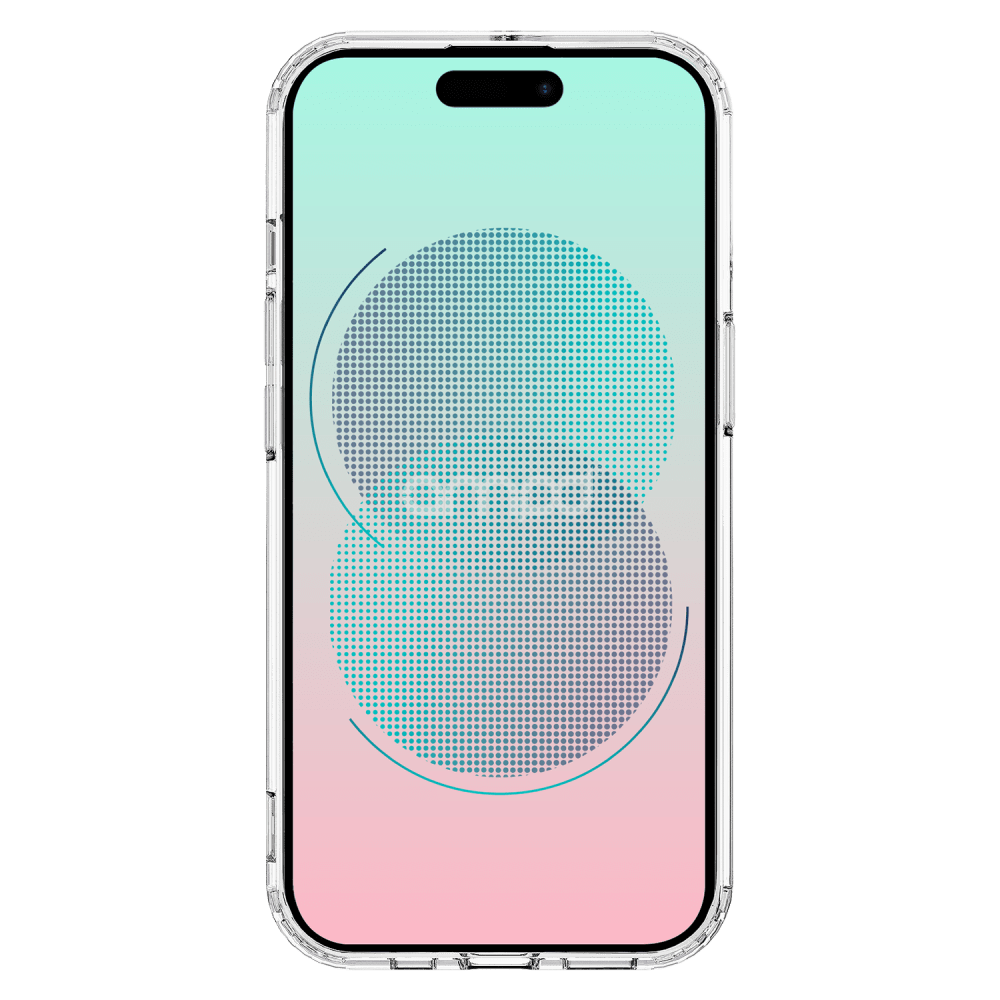 AMPD TPU / Acrylic HD Print MagSafe Case for Apple iPhone 15 Palm