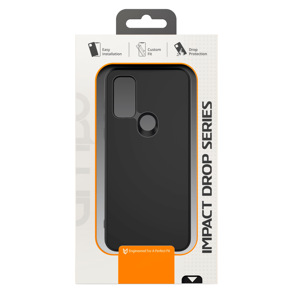 AMPD Classic Slim Dual Layer Case for Motorola Moto G Play (2023) Black