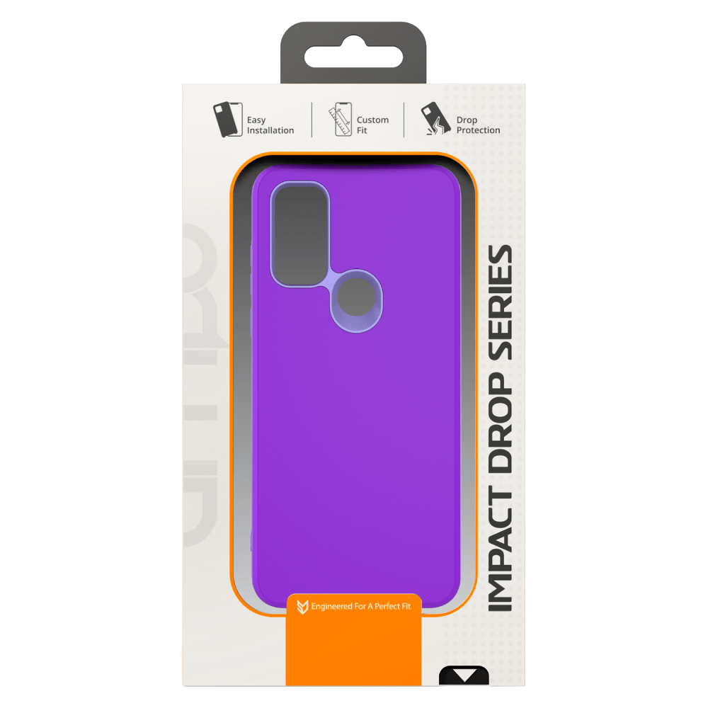 AMPD Classic Slim Dual Layer Case for Motorola Moto G Play (2023) Purple