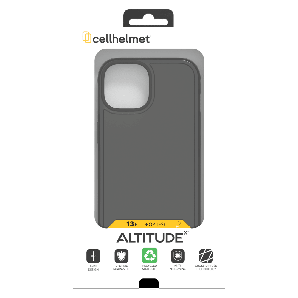 cellhelmet Altitude X Case for Apple iPhone 15 Pro Onyx Black
