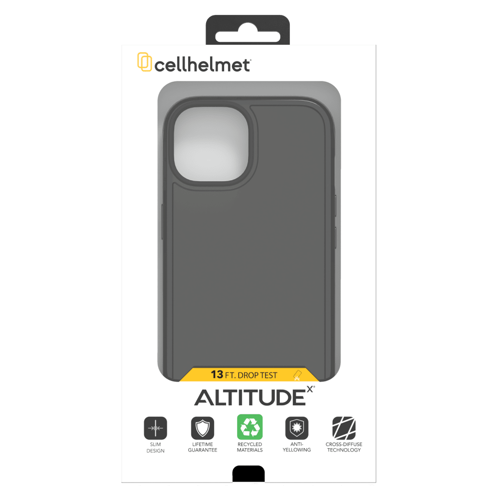 cellhelmet Altitude X Case for Apple iPhone 15 Onyx Black
