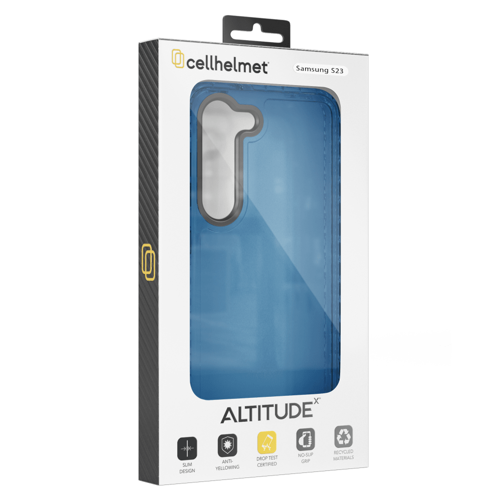 cellhelmet Altitude X Case for Samsung Galaxy S23 Deep Sea Blue