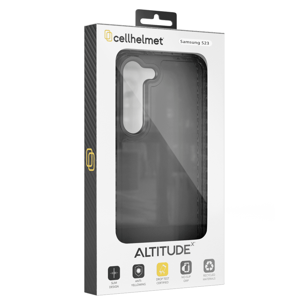 cellhelmet Altitude X Case for Samsung Galaxy S23 Onyx Black