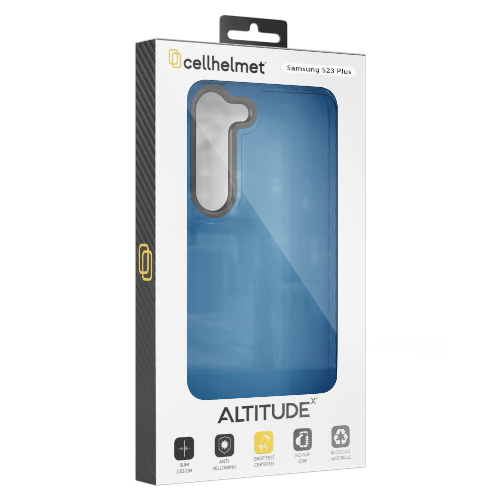 cellhelmet Altitude X Case for Samsung Galaxy S23 Plus Deep Sea Blue