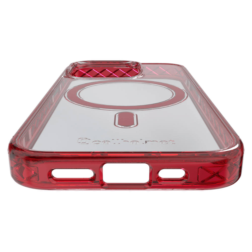 cellhelmet Magnitude MagSafe Case for Apple iPhone 15 Pro Scarlett Red