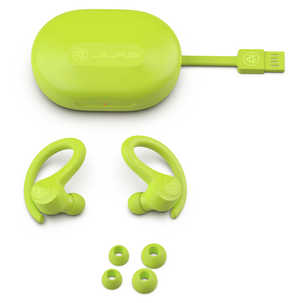 JLab Go Air Sport True Wireless In Ear Earbuds Neon Yellow