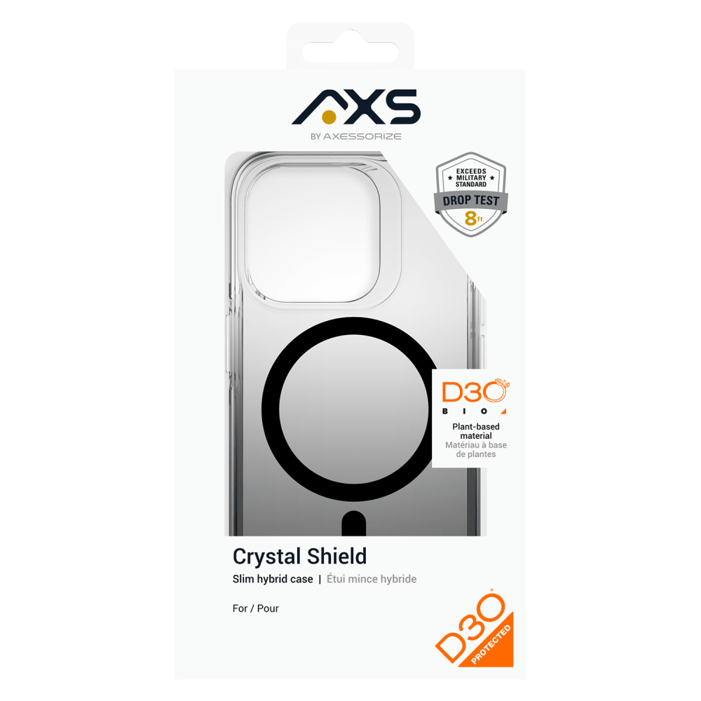 AXS Crystal Shield D30 MagSafe Case for Apple iPhone 15 Plus Smoke Gradient