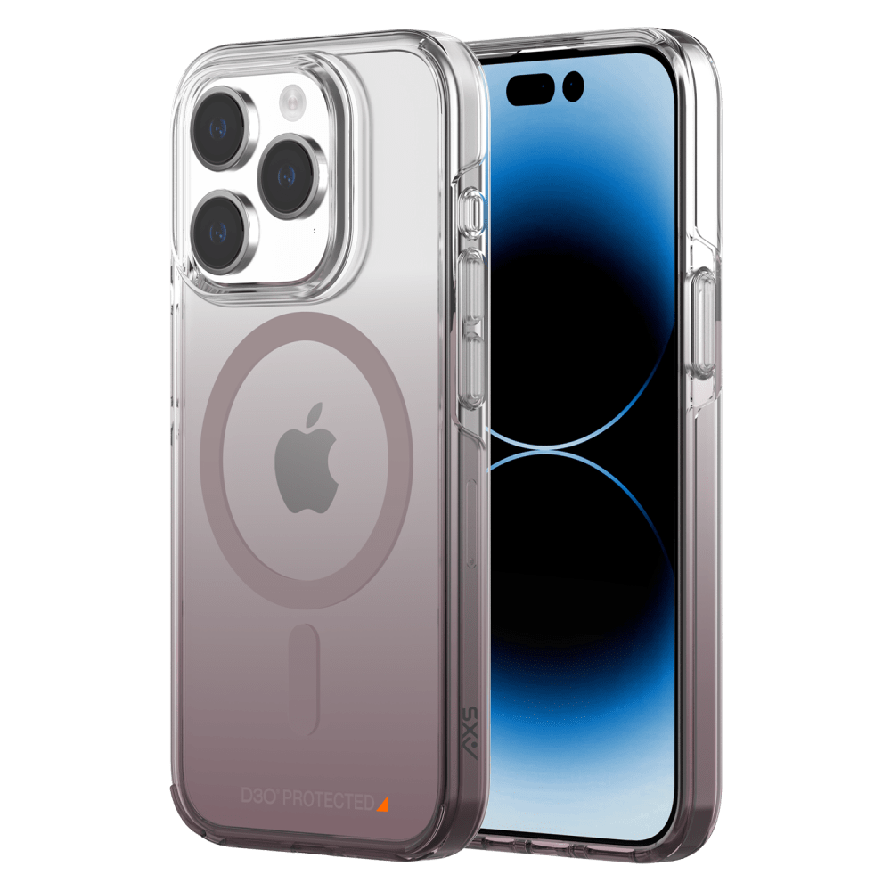AXS Crystal Shield D30 MagSafe Case for Apple iPhone 15 Pro Nude Gradient