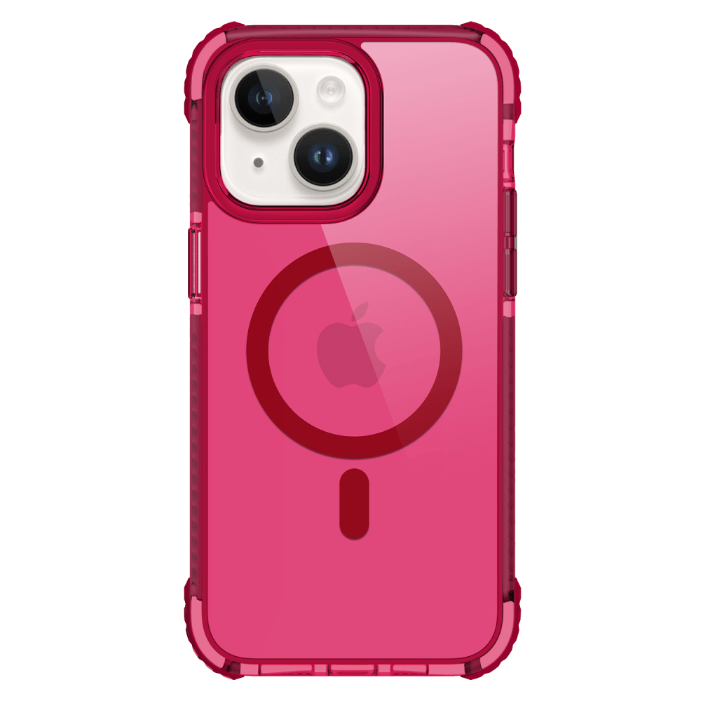 prodigee Safetee Neo MagSafe Case for Apple iPhone 15 / 14 / 13 Fuchsia