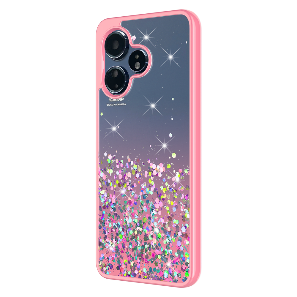 AMPD TPU / Acrylic Glitter Insert Case for Celero 3 Plus