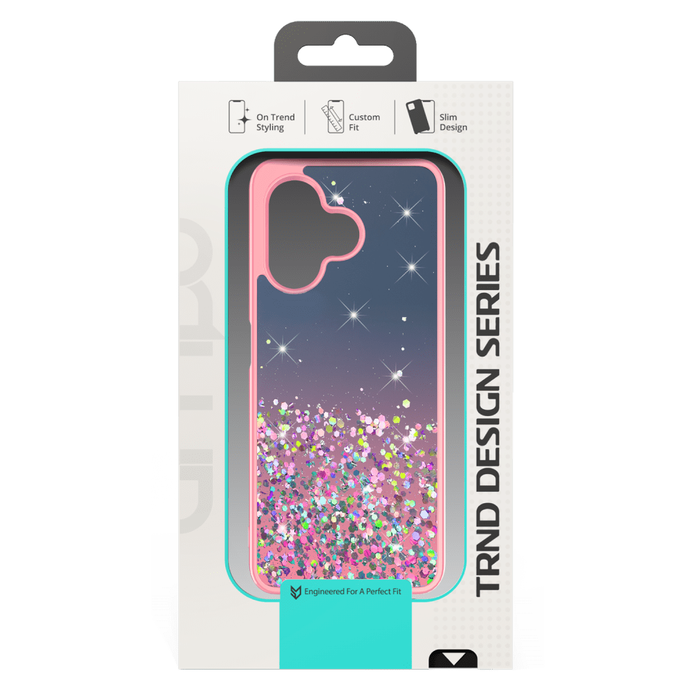 AMPD TPU / Acrylic Glitter Insert Case for Celero 3 Plus