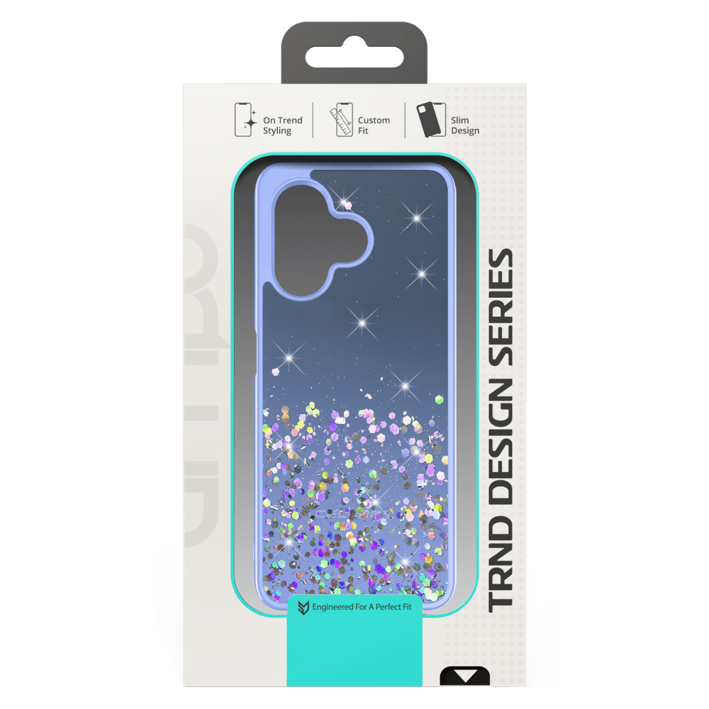 AMPD TPU / Acrylic Glitter Insert Case for Celero 3 Plus