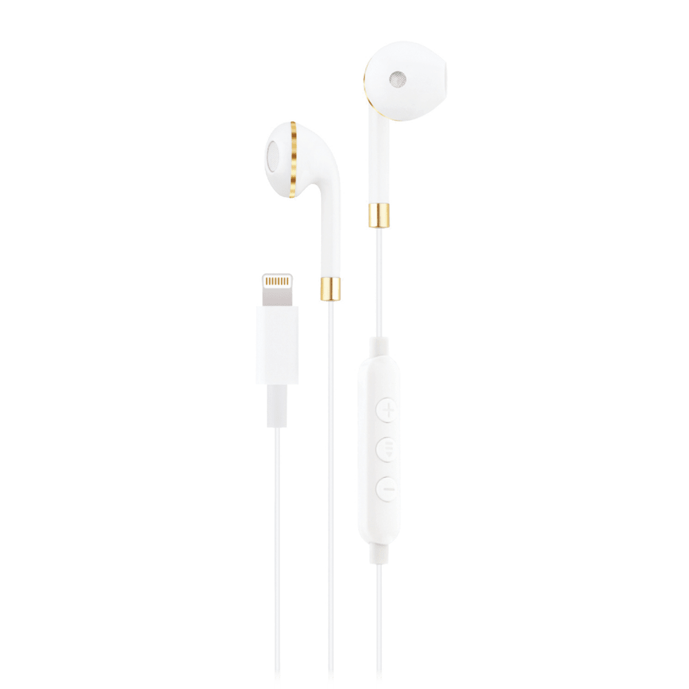 AMPD Wired Apple Lightning In Ear Headphones