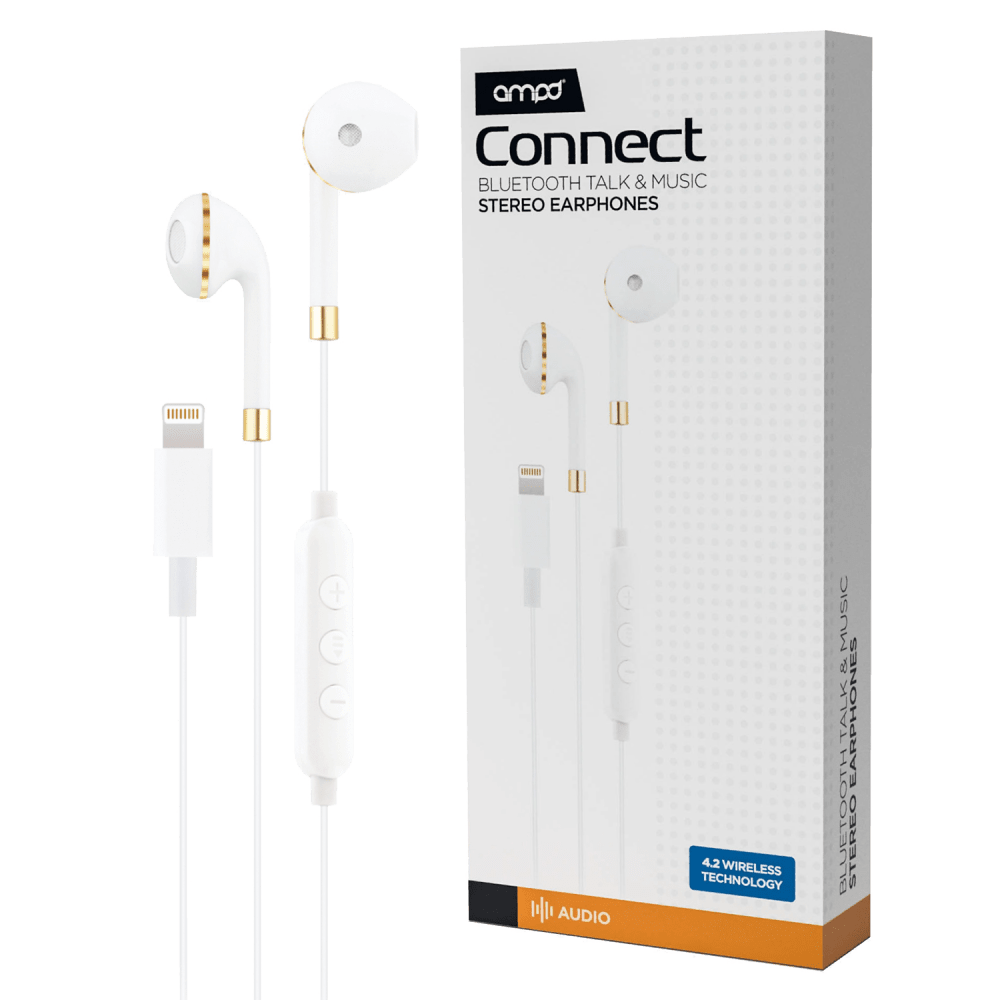AMPD Wired Apple Lightning In Ear Headphones