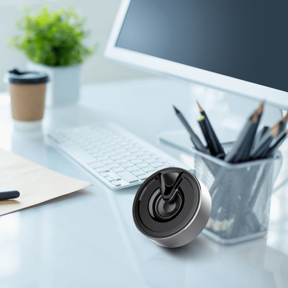 AMPD Pulse 5.0 Bluetooth Desktop Speaker Silver